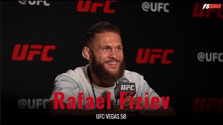 Rafael Fiziev UFC Vegas 58 full media day interview [upl. by Bang]