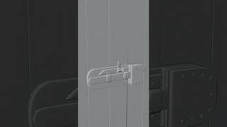 Sliding gate secure latch [upl. by Kciredec622]