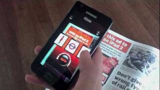 Blippar with MetroUK interactive newspaper Ad [upl. by Chiquia]