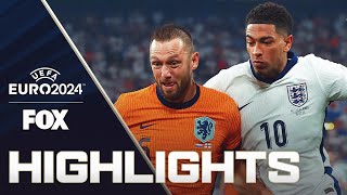 Netherlands vs England Highlights  UEFA Euro 2024  Semifinals [upl. by Ajam741]