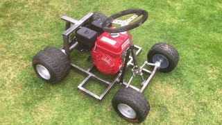 Homemade go kart build with Honda gx200 65hp clone engine same as predator 212 [upl. by Alie]