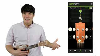 How to Tune Your Ukulele Using a Free App [upl. by Ardella537]