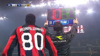 The Day Ronaldinho Substituted amp Changed the Game for Milan [upl. by Adnulahs]