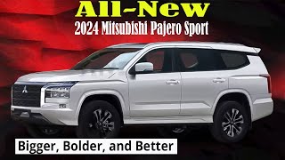 Mitsubishi Reveals the New 2024 Pajero Sport Bigger amp Tougher Than Ever [upl. by Bushore]