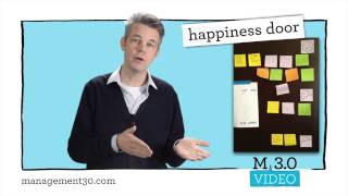 Management 30 Practice Happiness Door Increases Employee Engagement [upl. by Blanding]