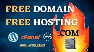 Get Free Domain Free Hosting cPanel 2021  Create Free WordPress Website for Lifetime [upl. by Kathlene437]