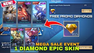 1 DIAMOND EPIC SKIN MEGA SALE EVENT PROMO DIAMONDS 2024 [upl. by Oriane]