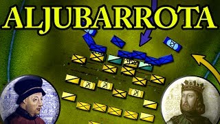 The Battle of Aljubarrota 1385 AD [upl. by Relyhs]