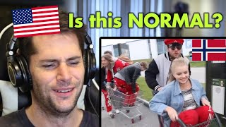 American Reacts to Russefeiring Russ Celebration in Norway [upl. by Adnomal117]