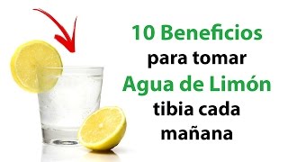 10 Beneficios para Tomar Agua de Limón Tibia Cada Mañana [upl. by Oirram790]