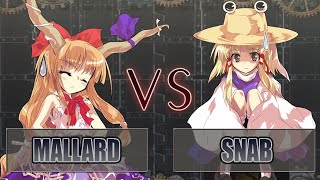 Hisoutensoku Mallard Suika vs Snab Suwako  High Level Gameplay [upl. by Asennav]