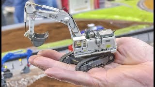 Incredible Micro Scale RC Trucks Excavators Heavy Haulage [upl. by Sherborne]