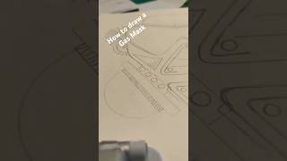 How to draw gas mask art gasmaskart cosplayart gasmask art howtodraweasy gamingart gamergirl [upl. by Nlyak466]