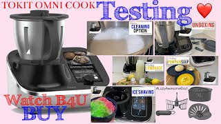 Best UNBOXING amp Testing RECIPES  TOKIT OMNI COOK alternative to THERMOMIX TM6 [upl. by Odnuges]