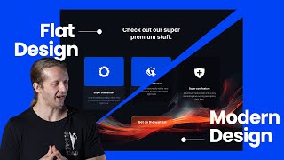 Flat Design vs Modern Design Trends for UI [upl. by Kroll255]