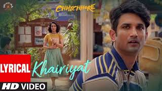 New version song  Khairiyat poochho  Chhichhore  Arijit Singh  Shadab Rayeen  song music [upl. by Eislel]