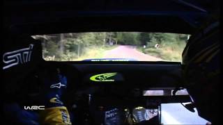 Rally Finland 2004 SS Ouninpohja Stage Record Petter SolbergPhil Mills Subaru Impreza WRC onboard [upl. by Lachance]