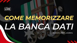 Memorizzazione Efficace di Banche Dati per i Concorsi Strategie Vincenti da ConcorsiMilitariAcademy [upl. by Addam]