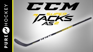 CCM Super Tacks AS2 Hockey Stick  Product Review [upl. by Roselle408]