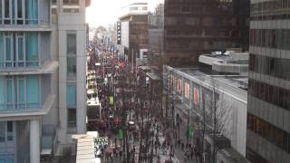 Vancouver Granville Street Reaction to Sidney Crosby OT Goal for Mens Hockey Gold [upl. by Nestor]