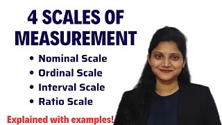 Types of measurement scales  Nominal Ordinal Interval amp Ratio Scales  Easiest explanation UGC [upl. by Swamy515]