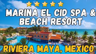 Hotel Marina El Cid Spa amp Beach Resort  Riviera Maya Mexico AllInclusive Resort [upl. by Bevus]