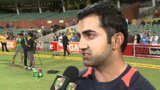 Feb 12th Gautam Gambhir post match [upl. by Eirrehs]