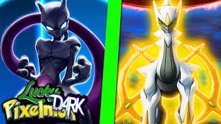 Minecraft LUCKY PIXELMON DARK  ARCEUS vs MEWTWO  A BATALHA MAIS ÉPICA DE TODAS [upl. by Bremer]