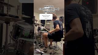 PANTERA  SLAUGHTERED 1994 DRUM COVER [upl. by Nyrac]