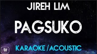 Jireh Lim  Pagsuko KaraokeAcoustic Instrumental [upl. by Archle]