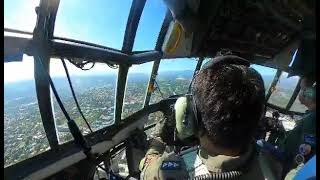 C130 Cagayan De Oro Landing  Lumbia Airport [upl. by Ajax]