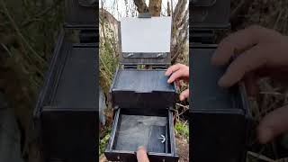 A handmade micro plein air studio – a mini pochade box for 4×6 panel size Artist equipment [upl. by Winifred]