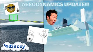 Aerodynamics update  Roblox Plane Crazy [upl. by Ayotel]