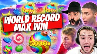 SWEET BONANZA WORLD RECORD BIGGEST WINS Top 10 Adin Ross Ayezee Xposed [upl. by Catlee]