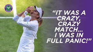 An emotional win for Donna Vekic after overcoming frustration  Wimbledon 2023 [upl. by Mace973]