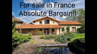 Property for sale in CharenteFrance  Detached 3 bedroom house inground heated pool [upl. by Nadia]