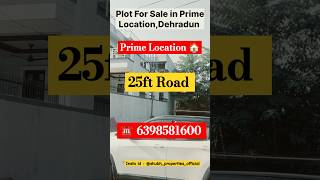 Plot For Sale in Dehradun  Prime Location  shubh Properties primelocations bestlocation plot [upl. by Eniamej170]