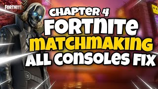 How To Fix Fortnite Chapter 4 Matchmaking Issues on PS5  PS4  Xbox [upl. by Alwyn]