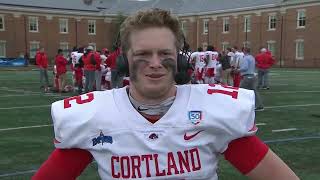 Cortlands Curt Fitzpatrick and Zac Boyes PostGame Interviews vs RandolphMacon [upl. by Bik392]