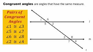 GRADE 9 MATH LESSON Congruent Angles and Solving Congruent Angles [upl. by Atnauq]