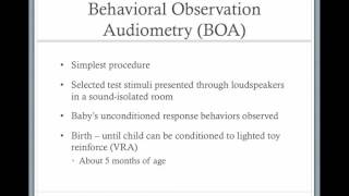 Audiological Assessment of Infants and Children [upl. by Agnesse]