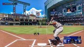 MLB The Show 24 Online Rated Yankees vs Astros PS5 Gameplay [upl. by Cynth]