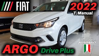 ❤️Nuevo FIAT ARGO DRIVE PLUS MT 2022  Versión de entrada  estándar 5 velocidades  ficha técnica 💚 [upl. by Auohs]