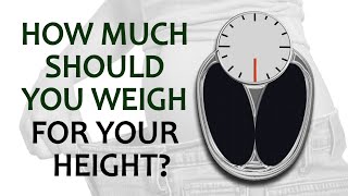 How Much Should You Weigh For Your Height Gender And Body Frame Size [upl. by Arved]