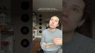 🍪these chocolate chip cookies actually healed me 😶🫶🏻 chocolatechipcookies mukbang warmcookies [upl. by Schulze]