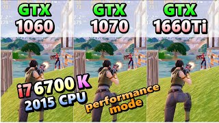 GTX1060 1070 1660Ti×CORE i7 6700Kfortnite chapter5 Season2performanceFPS TESTSOLOフォートナイト2024 [upl. by Sihunn]