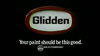 Old US commercial  Glidden Spred House paint 1987 1980s [upl. by Pritchard96]