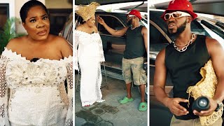 Watch amp see what Broda Shaggi did to Toyin Abraham in this video promotion for Malaika Cinema Movie [upl. by Aisile]