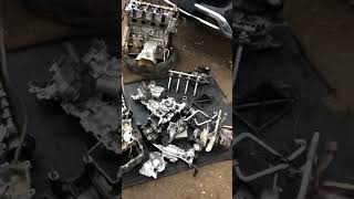 Servicing a Benz c300 2015 and changing the camshaft of GLC 300 274 engine [upl. by Yzmar]