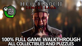 Hellblade 2  100 Full Game Walkthrough  All Collectibles Achievements amp Puzzles Xbox Game Pass [upl. by Hoover]